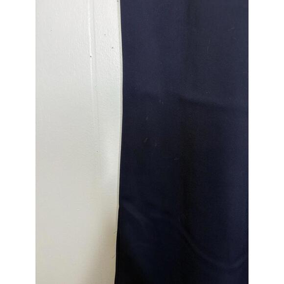 Quince Pants Womens 4 Stretch Crepe Wide Leg Pleated Navy Corpcore Career - Picture 8 of 10